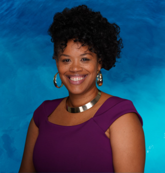 A person in a purple dressAI-generated content may be incorrect.